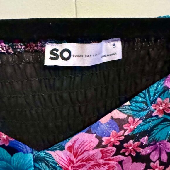 Pink Floral Sweetheart Neckline - Picture 4 of 4